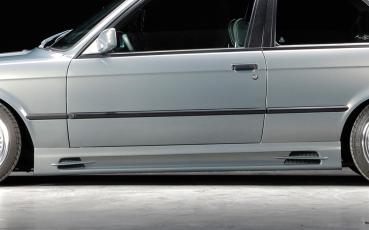 Rieger Seitenschweller Set für BMW 3er E30 Y 00038037+38 schwarz matt (Lackierung empfohlen)