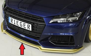 Rieger Spoilerschwert mit ABE für Audi TT mit S-Line/ TTS 8J-FV/8S ab 07/2014 inkl. Facelift schwarz matt Y 00055170