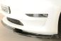 Preview: Rieger Spoilerschwert für originale Frontschürze für Tesla Model 3 (06/2018–09/2023, alle Modelle inkl. Performance) – ABS schwarz glänzend, inkl. ABE