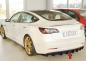 Preview: Rieger Heckeinsatz für originale Heckschürze für Tesla Model 3 (06/2018–09/2023, alle Modelle inkl. Performance, ohne Anhängekupplung) – ABS schwarz glänzend, inkl. Gutachten