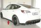 Preview: Rieger Seitenschwelleransatz links für originale Seitenschweller für Tesla Model Y (ab 03/2020, alle Modelle inkl. Performance) – ABS schwarz glänzend, inkl. Gutachten