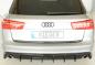 Preview: Rieger Heckeinsatz (für Fzg. ohne AHK) für Audi A6 (4G/C7) Glossy schwarz glänzend Y 00088455