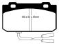 Preview: EBC Blackstuff Ultimax Bremsbeläge – Vorne für Alfa Romeo 33 905A, Alfa Romeo 33 905, Alfa Romeo Arna 920 – DP625