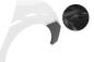 Preview: CSR Side Blades / Side Spats mit ABE für Opel Asta L BL005-G Glossy schwarz glänzend (keine Lackierung erforderlich)