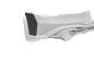 Preview: CSR Side Blades / Side Spats mit ABE für VW Golf 8 GTI, GTD, GTE, R-Line BL011-S Strukturiert schwarz matt (keine Lackierung erforderlich)