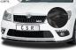 Preview: CSR Frontspoiler | Cup-Spoilerlippe mit ABE für Skoda Octavia II (1Z) RS CSL001-G Glossy schwarz Hochglanz (keine Lackierung erforderlich)