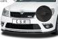 Preview: CSR Frontspoiler | Cup-Spoilerlippe mit ABE für Skoda Octavia II (1Z) RS CSL001-M Carbon Look matt strukturiert (keine Lackierung erforderlich)