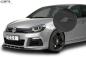 Preview: CSR Frontspoiler | Cup-Spoilerlippe mit ABE für VW Golf 6 R CSL002-S schwarz matt strukturiert (keine Lackierung erforderlich)
