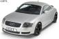 Preview: CSR Frontspoiler | Cup-Spoilerlippe mit ABE für Audi TT 8N CSL011-M Carbon Look matt strukturiert (keine Lackierung erforderlich)