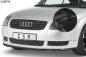 Preview: CSR Frontspoiler | Cup-Spoilerlippe mit ABE für Audi TT 8N CSL011-G Glossy schwarz Hochglanz (keine Lackierung erforderlich)