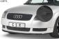 Preview: CSR Frontspoiler | Cup-Spoilerlippe mit ABE für Audi TT 8N CSL011-L schwarz matt (Lackierung erforderlich)