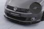 Preview: CSR Frontspoiler | Cup-Spoilerlippe mit ABE für VW Golf 6 CSL035-S schwarz matt strukturiert (keine Lackierung erforderlich)
