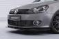 Preview: CSR Frontspoiler | Cup-Spoilerlippe mit ABE für VW Golf 6 CSL035-S schwarz matt strukturiert (keine Lackierung erforderlich)