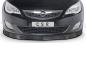 Preview: CSR Frontspoiler | Cup-Spoilerlippe mit ABE für Opel Astra J CSL064-L schwarz matt (Lackierung erforderlich)
