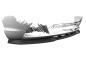 Preview: CSR Frontspoiler | Cup-Spoilerlippe mit ABE für BMW 3er E46 Coupe / Cabrio CSL073-M Carbon Look matt strukturiert (keine Lackierung erforderlich)