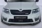 Preview: CSR Frontspoiler | Cup-Spoilerlippe mit ABE für Skoda Octavia 3 (Typ 5E) RS CSL150-L schwarz matt (Lackierung erforderlich)