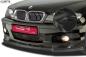 Preview: CSR Frontspoiler | Cup-Spoilerlippe mit ABE für BMW 3er E46 CSL185-G Glossy schwarz glänzend (keine Lackierung erforderlich)