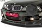 Preview: CSR Frontspoiler | Cup-Spoilerlippe mit ABE für BMW 3er E46 CSL185-L Lackierung erforderlich (schwarz matt)
