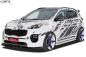 Preview: CSR Frontspoiler | Cup-Spoilerlippe mit ABE für Kia Sportage QL CSL200-G Glossy schwarz glänzend (keine Lackierung erforderlich)