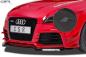 Preview: CSR Frontspoiler | Cup-Spoilerlippe mit ABE für Audi TT RS 8J CSL226-S schwarz matt strukturiert (keine Lackierung erforderlich)