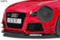 Preview: CSR Frontspoiler | Cup-Spoilerlippe mit ABE für Audi TT RS 8J CSL226-L schwarz matt (Lackierung erforderlich)