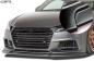 Preview: CSR Frontspoiler | Cup-Spoilerlippe mit ABE für Audi TTS FV/8S CSL320-L schwarz matt (Lackierung erforderlich)