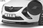 Preview: CSR Frontspoiler | Cup-Spoilerlippe mit ABE für Opel Zafira C Tourer CSL326-S schwarz matt strukturiert (keine Lackierung erforderlich)