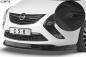 Preview: CSR Frontspoiler | Cup-Spoilerlippe mit ABE für Opel Zafira C CSL326-M Carbon Look matt strukturiert (keine Lackierung erforderlich)