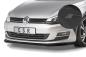 Preview: CSR Frontspoiler | Cup-Spoilerlippe mit ABE für VW Golf 7 CSL330-S Strukturiert schwarz matt (keine Lackierung erforderlich)