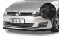 Preview: CSR Frontspoiler | Cup-Spoilerlippe mit ABE für VW Golf 7 CSL330-G Glossy schwarz glänzend (keine Lackierung erforderlich)