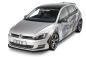 Preview: CSR Frontspoiler | Cup-Spoilerlippe mit ABE für VW Golf 7 CSL330-L Lackierung erforderlich (schwarz matt)