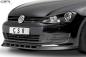 Preview: CSR Frontspoiler | Cup-Spoilerlippe mit ABE für VW Golf 7 CSL332-S Strukturiert schwarz matt (keine Lackierung erforderlich)