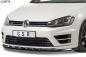 Preview: CSR Frontspoiler | Cup-Spoilerlippe mit ABE für VW Golf 7 R CSL340-G Glossy schwarz glänzend (keine Lackierung erforderlich)
