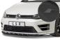 Preview: CSR Frontspoiler | Cup-Spoilerlippe mit ABE für VW Golf 7 R CSL340-S Strukturiert schwarz matt (keine Lackierung erforderlich)