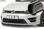 Preview: CSR Frontspoiler | Cup-Spoilerlippe mit ABE für VW Golf 7 R CSL340-L Lackierung erforderlich (schwarz matt)