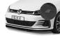 Preview: CSR Frontspoiler | Cup-Spoilerlippe mit ABE für VW Golf 7 GTI / GTD CSL345-S Strukturiert schwarz matt (keine Lackierung erforderlich)