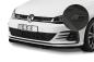 Preview: CSR Frontspoiler | Cup-Spoilerlippe mit ABE für VW Golf 7 GTI / GTD CSL345-M Carbon Look matt strukturiert (keine Lackierung erforderlich)