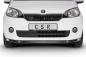 Preview: CSR Frontspoiler | Cup-Spoilerlippe mit ABE für Skoda Citigo CSL350-S Strukturiert schwarz matt (keine Lackierung erforderlich)