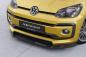 Preview: CSR Frontspoiler | Cup-Spoilerlippe mit ABE für VW up! CSL353-G Glossy schwarz glänzend (keine Lackierung erforderlich)