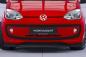 Preview: CSR Frontspoiler | Cup-Spoilerlippe mit ABE für VW up! CSL354-C Carbon Look glänzend (keine Lackierung erforderlich)