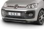 Preview: CSR Frontspoiler | Cup-Spoilerlippe mit ABE für VW up! GTI CSL357-L Lackierung erforderlich (schwarz matt)