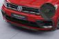 Preview: CSR Frontspoiler | Cup-Spoilerlippe mit ABE für VW Tiguan II (Typ AD1) R-Line CSL367-M Carbon Look matt strukturiert (keine Lackierung erforderlich)
