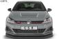 Preview: CSR Frontspoiler | Cup-Spoilerlippe mit ABE für VW Golf 7 GTI TCR CSL368-S Strukturiert schwarz matt (keine Lackierung erforderlich)