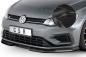 Preview: CSR Frontspoiler | Cup-Spoilerlippe mit ABE für VW Golf 7 R CSL373-G Glossy schwarz glänzend (keine Lackierung erforderlich)