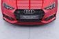 Preview: CSR Frontspoiler | Cup-Spoilerlippe mit ABE für Audi A4 B9 8W S-Line / S4 B9 8W CSL377-S schwarz matt strukturiert (keine Lackierung erforderlich)
