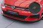 Preview: CSR Frontspoiler | Cup-Spoilerlippe mit ABE für VW Golf 7 GTI / GTD CSL380-S Strukturiert schwarz matt (keine Lackierung erforderlich)