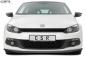 Preview: CSR Frontspoiler | Cup-Spoilerlippe mit ABE für VW Scirocco III CSL383-C Carbon Look glänzend (keine Lackierung erforderlich)