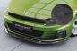 Preview: CSR Frontspoiler | Cup-Spoilerlippe mit ABE für VW Scirocco III R-Line CSL386-L schwarz matt (Lackierung erforderlich)