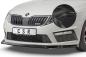 Preview: CSR Frontspoiler | Cup-Spoilerlippe mit ABE für Skoda Octavia III (5E) RS CSL389-C Carbon Look Hochglanz (keine Lackierung erforderlich)