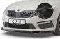 Preview: CSR Frontspoiler | Cup-Spoilerlippe mit ABE für Skoda Octavia III (5E) RS CSL389-G Glossy schwarz Hochglanz (keine Lackierung erforderlich)